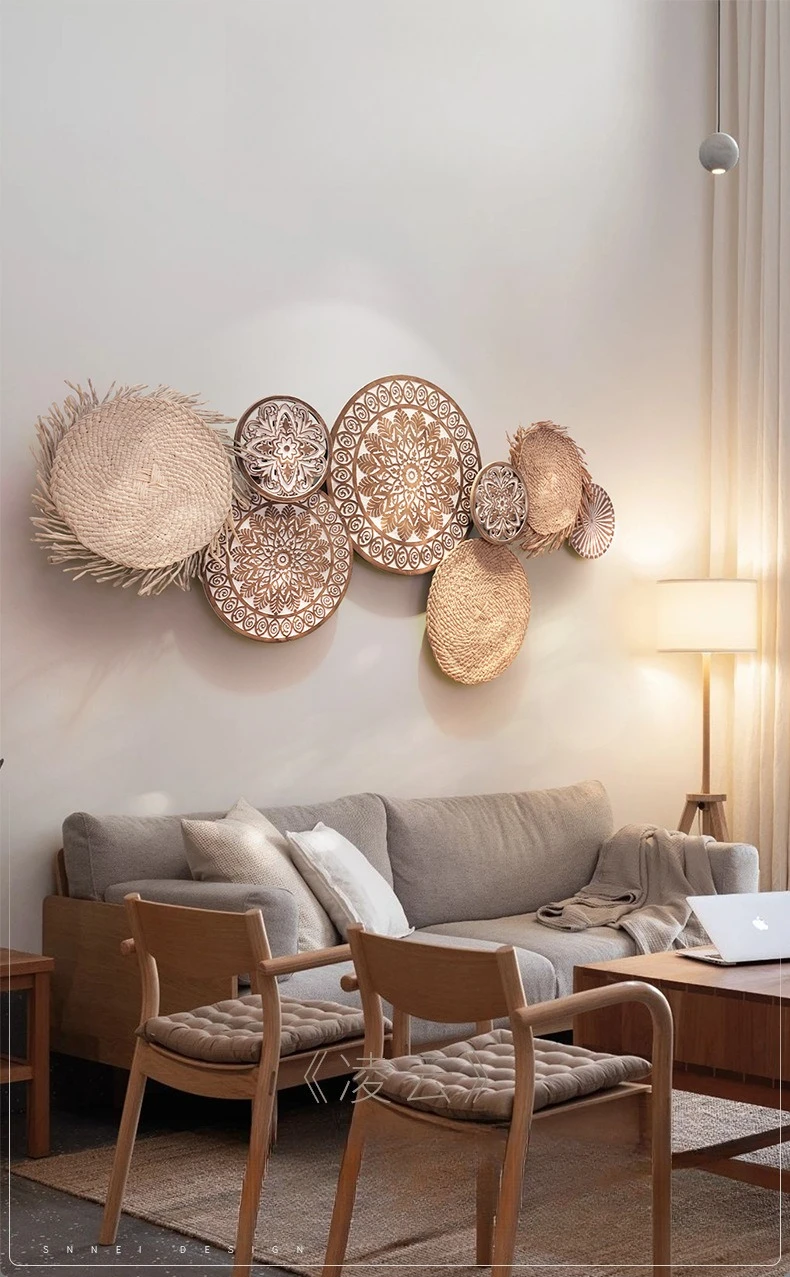 Moroccan style wall decoration sofa bedside bed and breakfast pendant restaurant decoration Japanese style