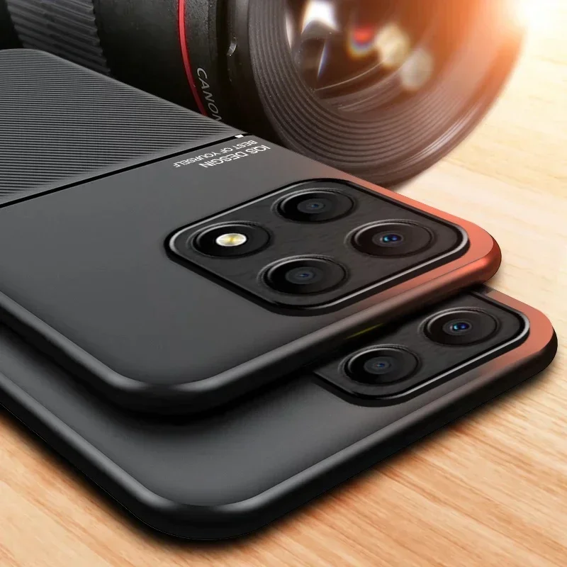 Per Xiaomi 14 Pro custodia in pelle Texture supporto magnetico per auto per Xiaomi 14 Pro Cover posteriore custodia per telefono Xiaomi 13T 12T Shell