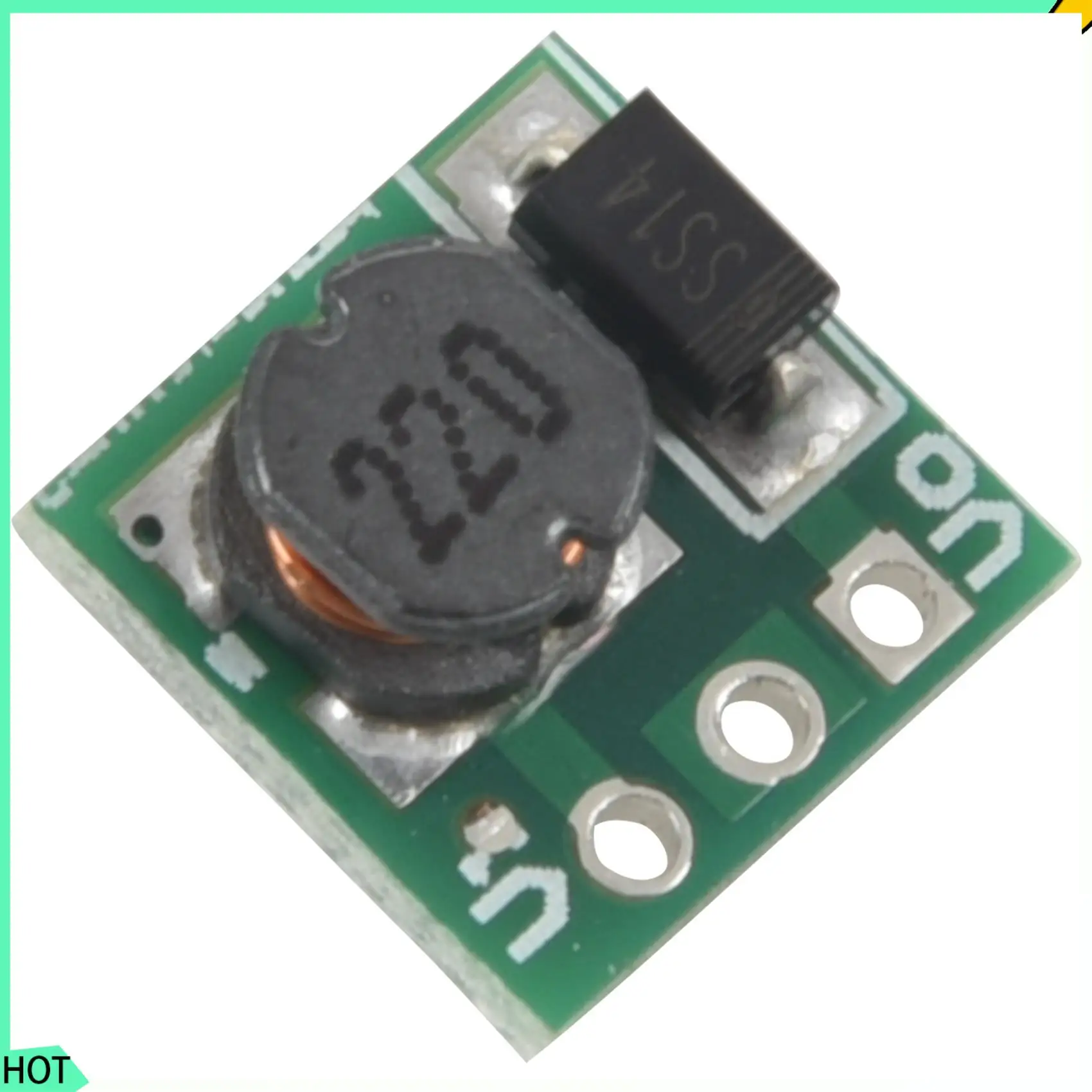 AWAH 3X 0,9-5V a 5V DC-DC módulo de potencia elevador placa convertidora de refuerzo de voltaje 1,5 V 1,8 V 2,5 V 3V 3,3 V 3,7 V 4,2 V a 5V verde