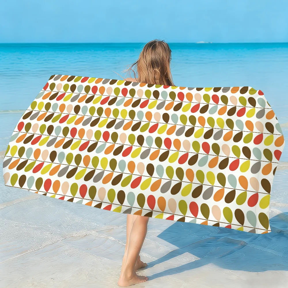 Art O-Orla Kiely-S Towel Soft Lightweight Anti-Sand Large Beach Towel Quick-Drying Bath Sports Family