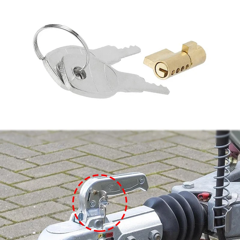 

Вставной замок, шаровая сцепка, прицеп, RV, соединительный замок, противоугонный замок, крышка замка сцепления, разъем с 2-мя ключами, сменные аксессуары