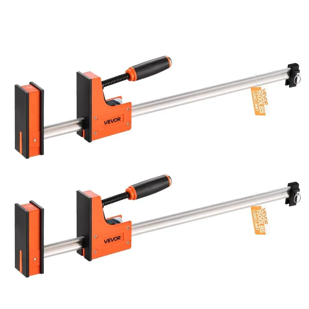 

for woodworking 36 Inch Parallel F Clamp Set 2-Pack Even Pressure Bar Clamps for Wood Projects Durable and Adjustable Tools