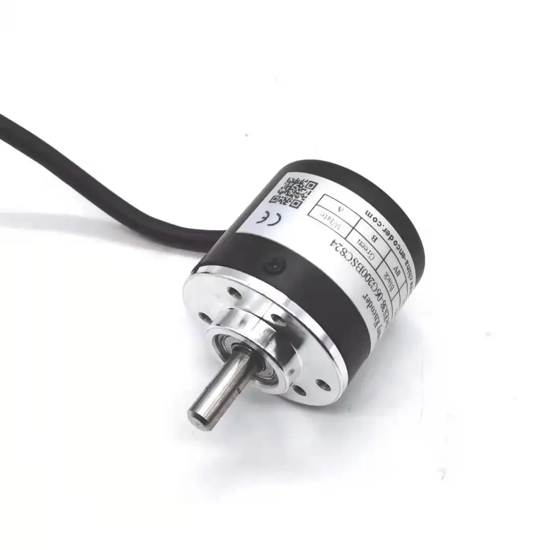 

CALT ES38 6mm shaft Incremental Rotary Encoder 100 200 360 400 600 1000p/r A B Phase NPN Output 8-24V