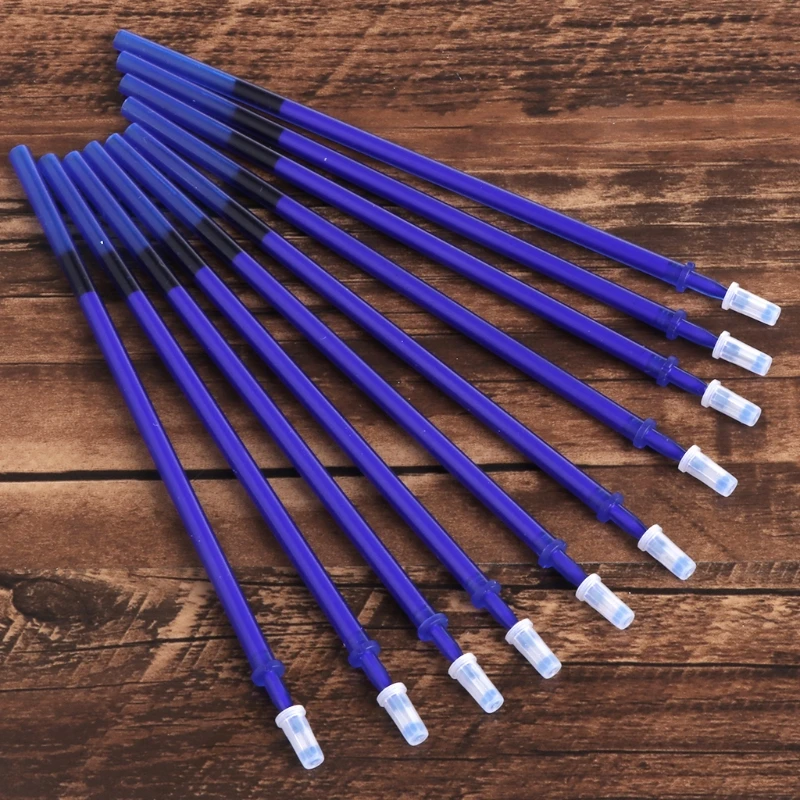 10 шт./компл. 0,5 мм стираемые гелевые ручки, заправки для магических письменных принадлежностей для исследования, офисные