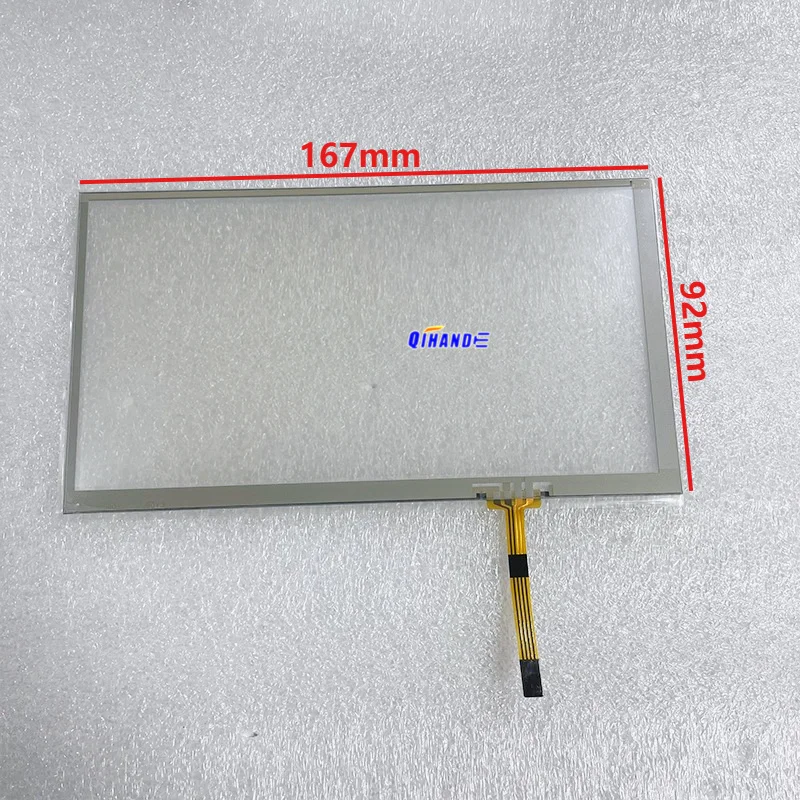 QY722 New 7.0' Inch 4 Lines Sensor Touch Screen Digitizer Fit for NISSAN QY-7221 Car DVD General Glass Panel Replacement