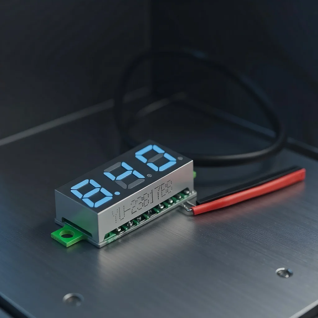 

Digital Voltmeter for Auto Car Mobile Power, DC LED Voltage Meter Detector