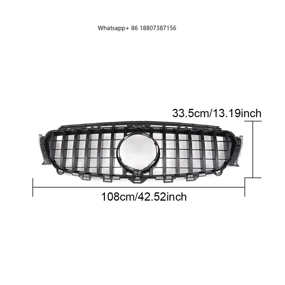 

Glossy Black Car Mesh Grill for MercedesBenz W213 GT C238 E43 forAMG E200 E300 E350 E400 2016-2019