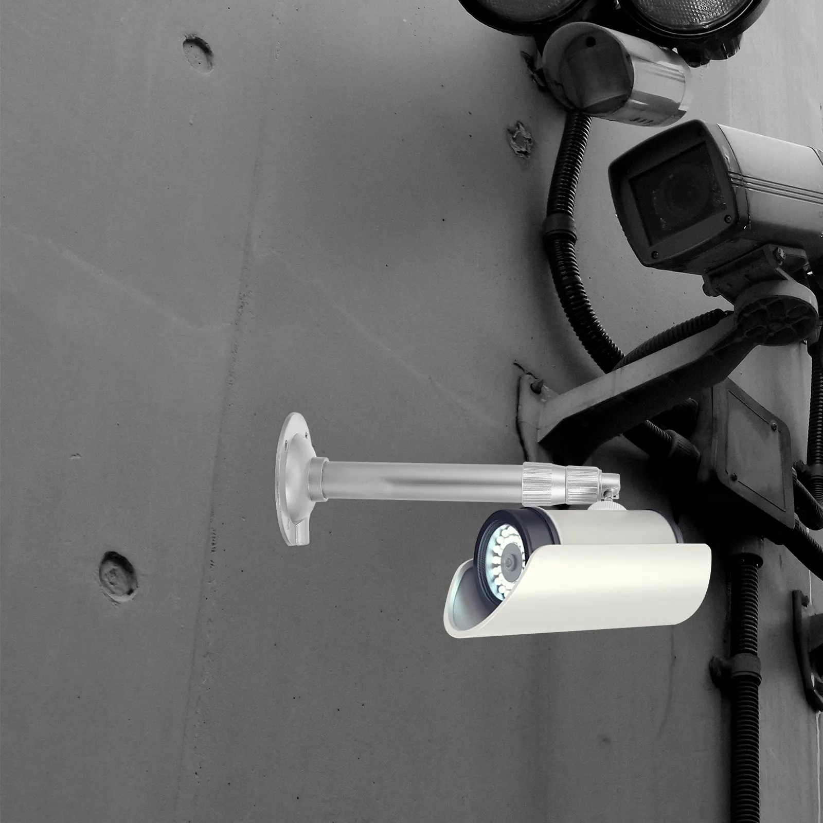 

Modern 20-40Cm Adjustable Indoor Camera Mount Bracket Sturdy Wall Holder Multi-Purpose Surveillance Shelf
