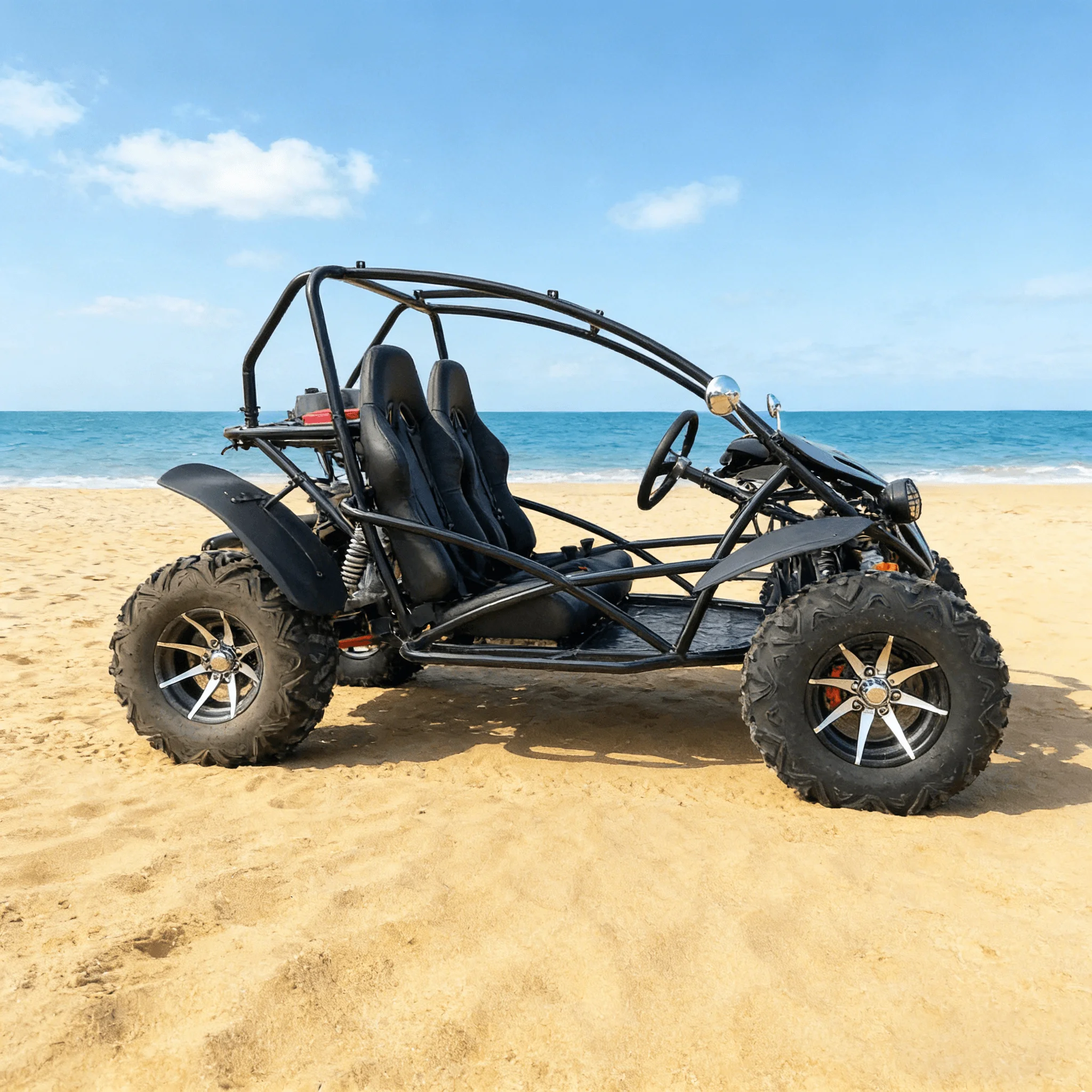 Premium Feel Go Cart for Adults Go Karts 200cc Ease Maintenance Off Road