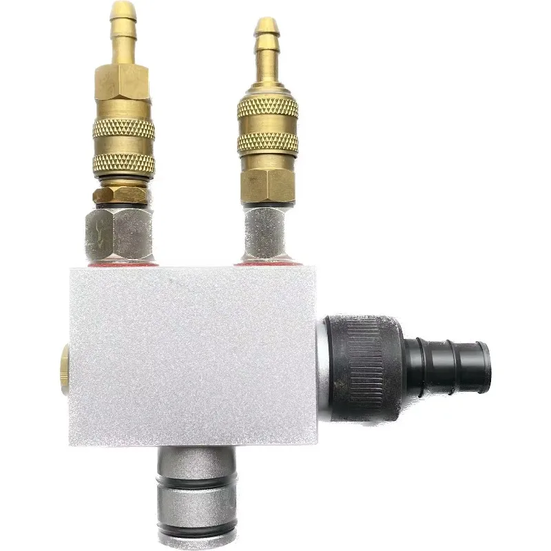 Replacement Powder Injector Pump Insert Tubes & Clamp Nut, Spare Parts for GRT-C4 Electrostatic Powder Coating Spraying Machine