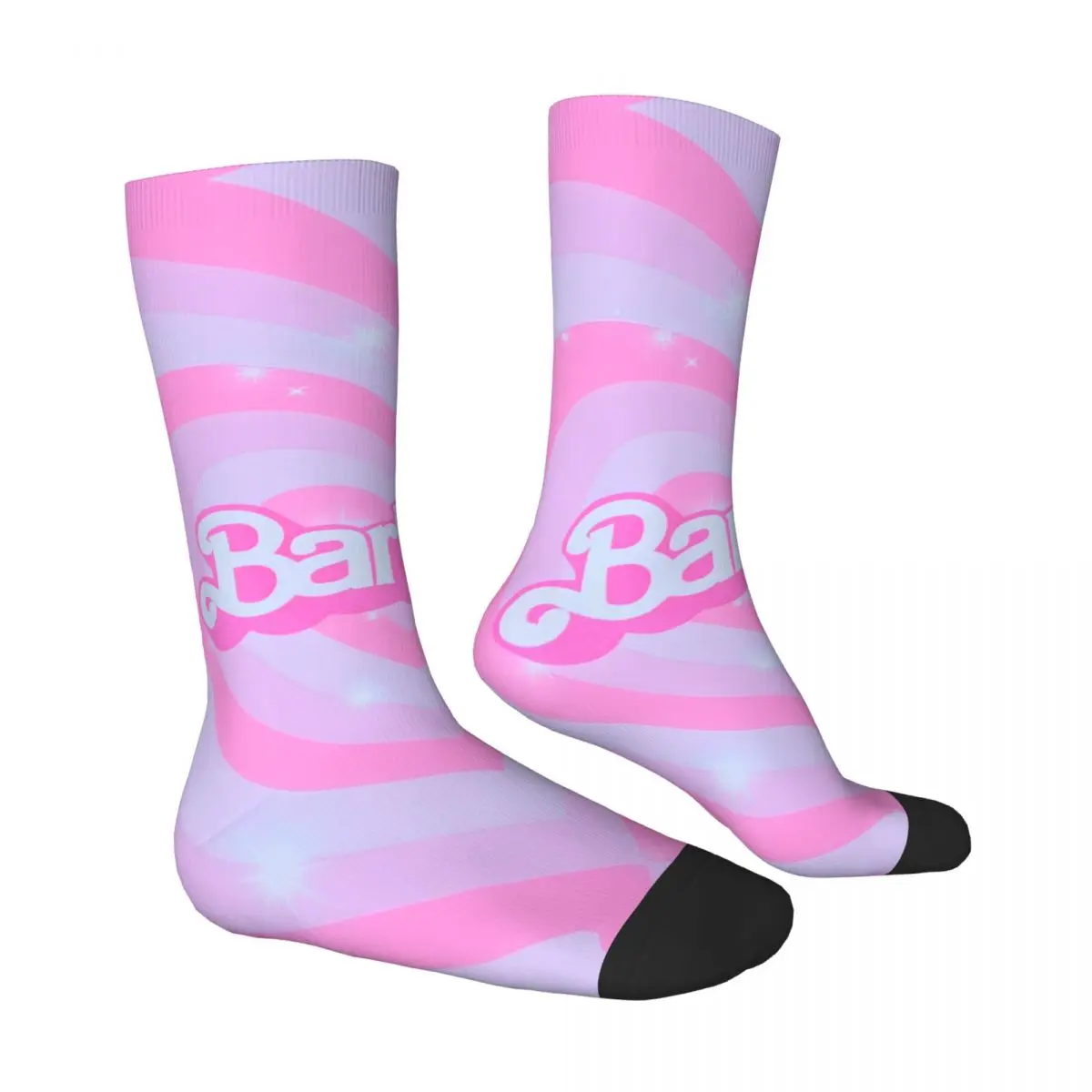 Medias con logotipo de Barbie, calcetines para hombres y adultos, calcetines de moda de alta calidad, calcetines de diseño antideslizantes para primavera y exteriores, Idea de regalo