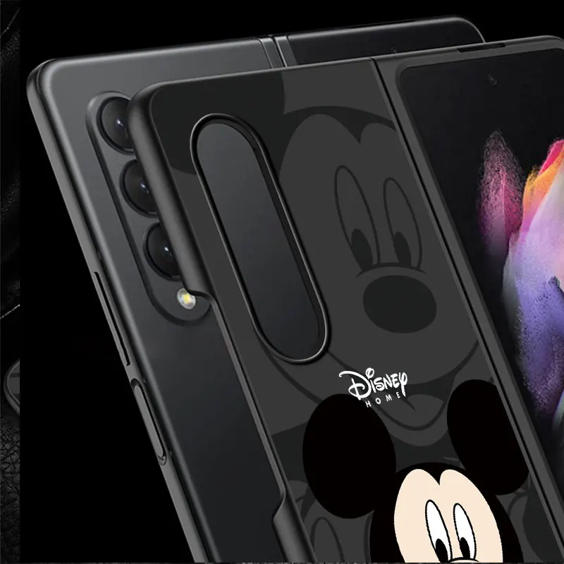 Disney Cartoon Mickey etui do Samsung Galaxy Z Fold5 5G Z Fold4 ZFold4 Z Fold3 czarna obudowa odporna na wstrząsy