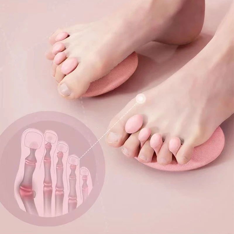 1 Pairs Foot Arch Trainer Yoga Foot Pad For Foot Exercise Big Toe Corrector Improve Leg Shape Comfortable Massage Foot Care Tool