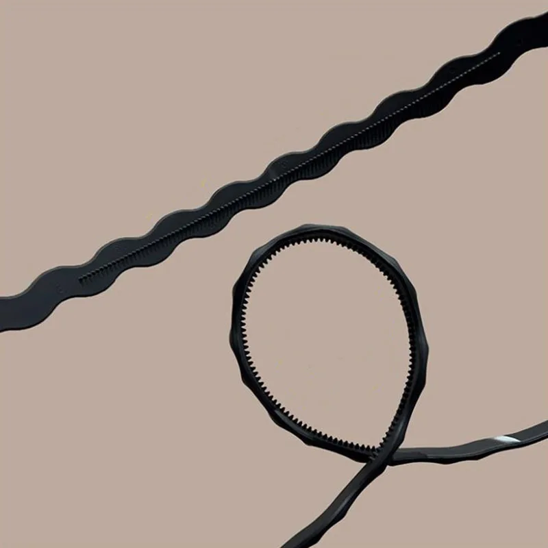 Solid Wave Plastic Hairband For Women Girls Sweet Hair Ornament Headband Hair Hoop Hair Band Fashion Hair Accessories view 4