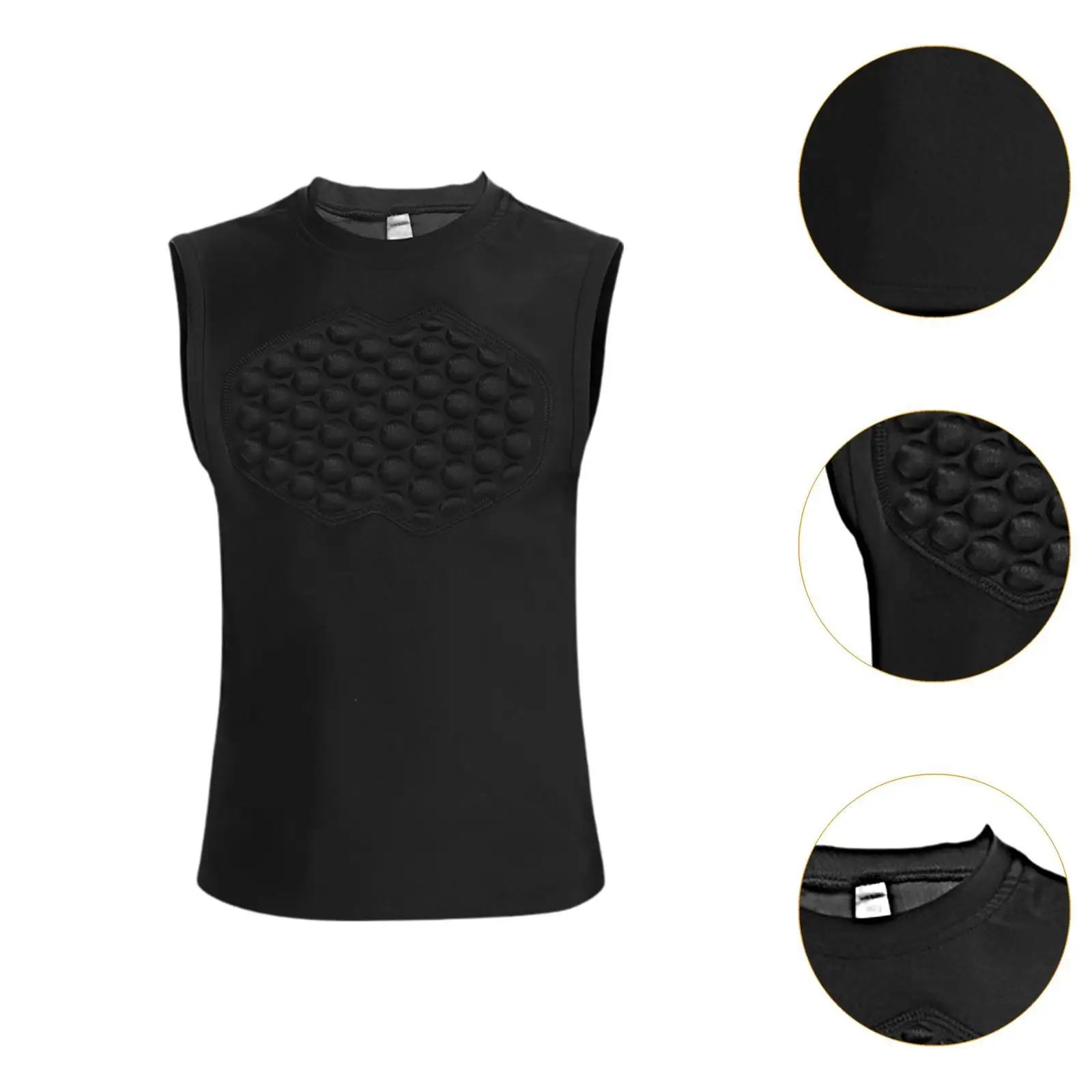 バスケットボールチェストプロテクターベスト速乾性ギア機器保護シャツスケートボードラグビーソフトボールフットボールスポーツ用