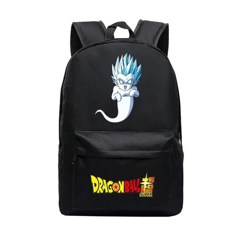 Anime Dragon Ball Sun Wukong Cartoon Character Printed Canvas School Bag Outdoor Travel Fashion Portable Backpack Zipper Bag