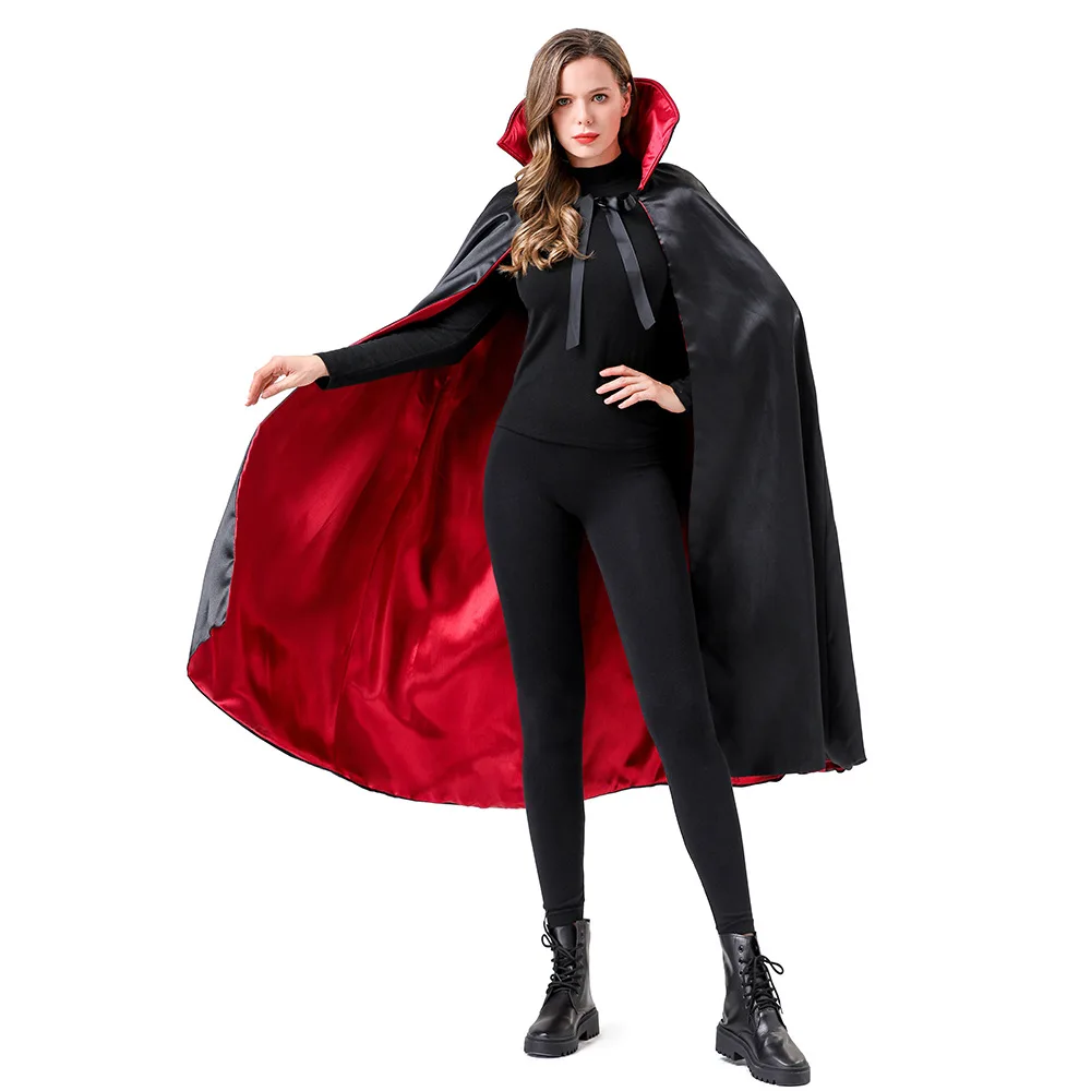 

2025 New Halloween Costume Adult Halloween Cosplay Grim Reaper Dark Cloak Costume Masquerade Ball Stage Performance Costume