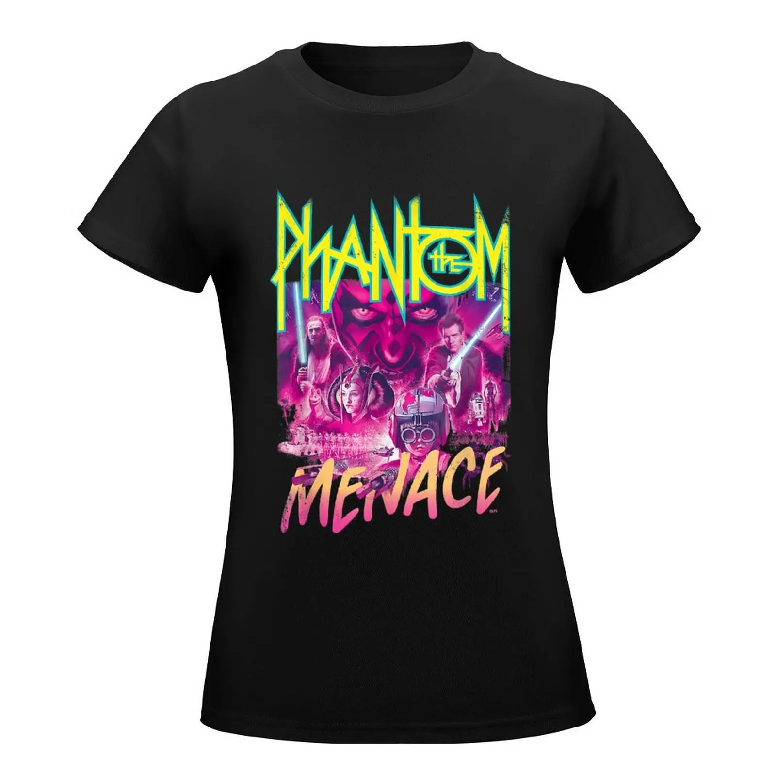 The Phantom Menace Band T-Shirt summer clothes cute tops Blouse t-shirts for Women loose fit