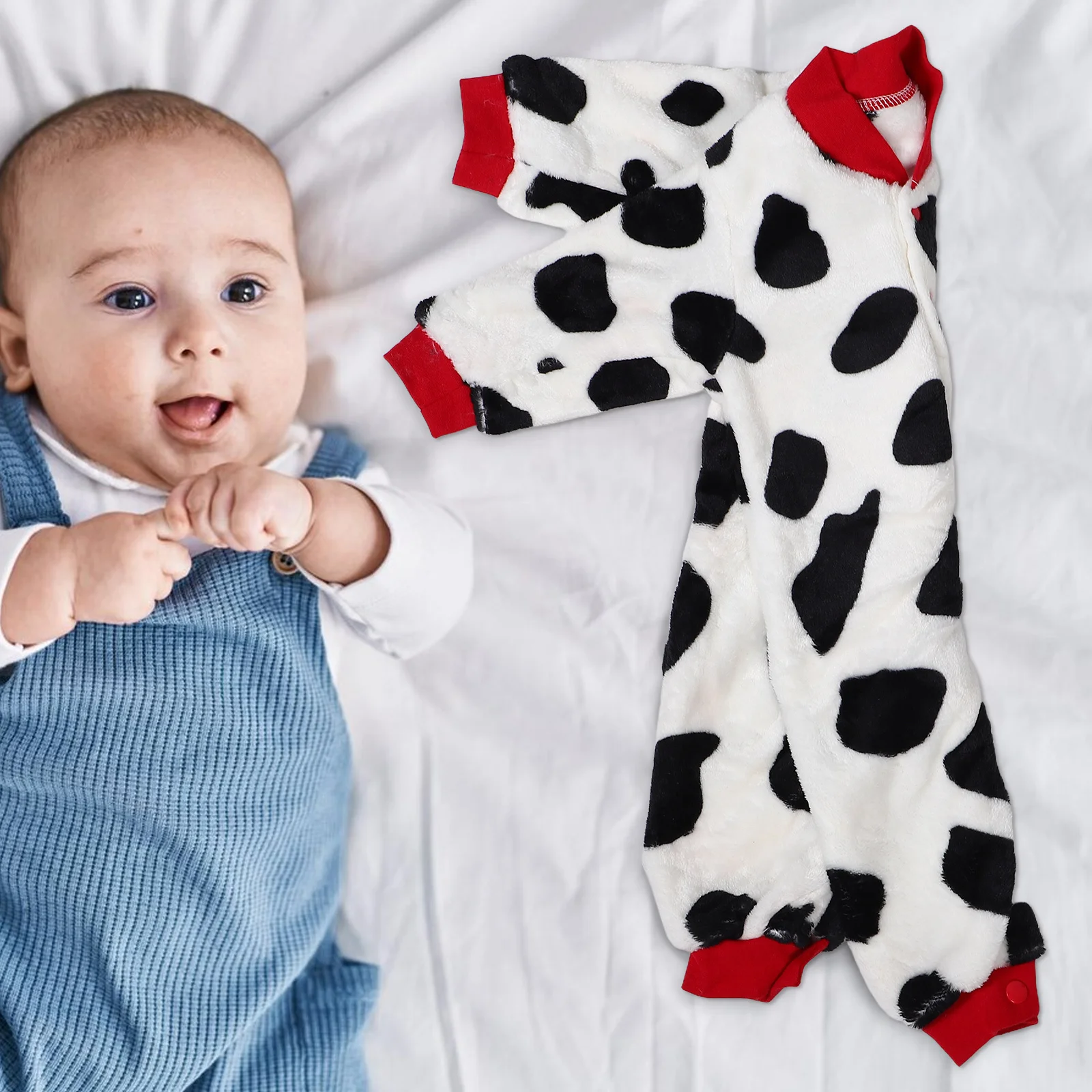 

Baby Newborn Coral Fleece Jumpsuit Soft Breathable Infant Pajamas Spring Autumn Unisex Hospital Outfit Girl Baby Clothes