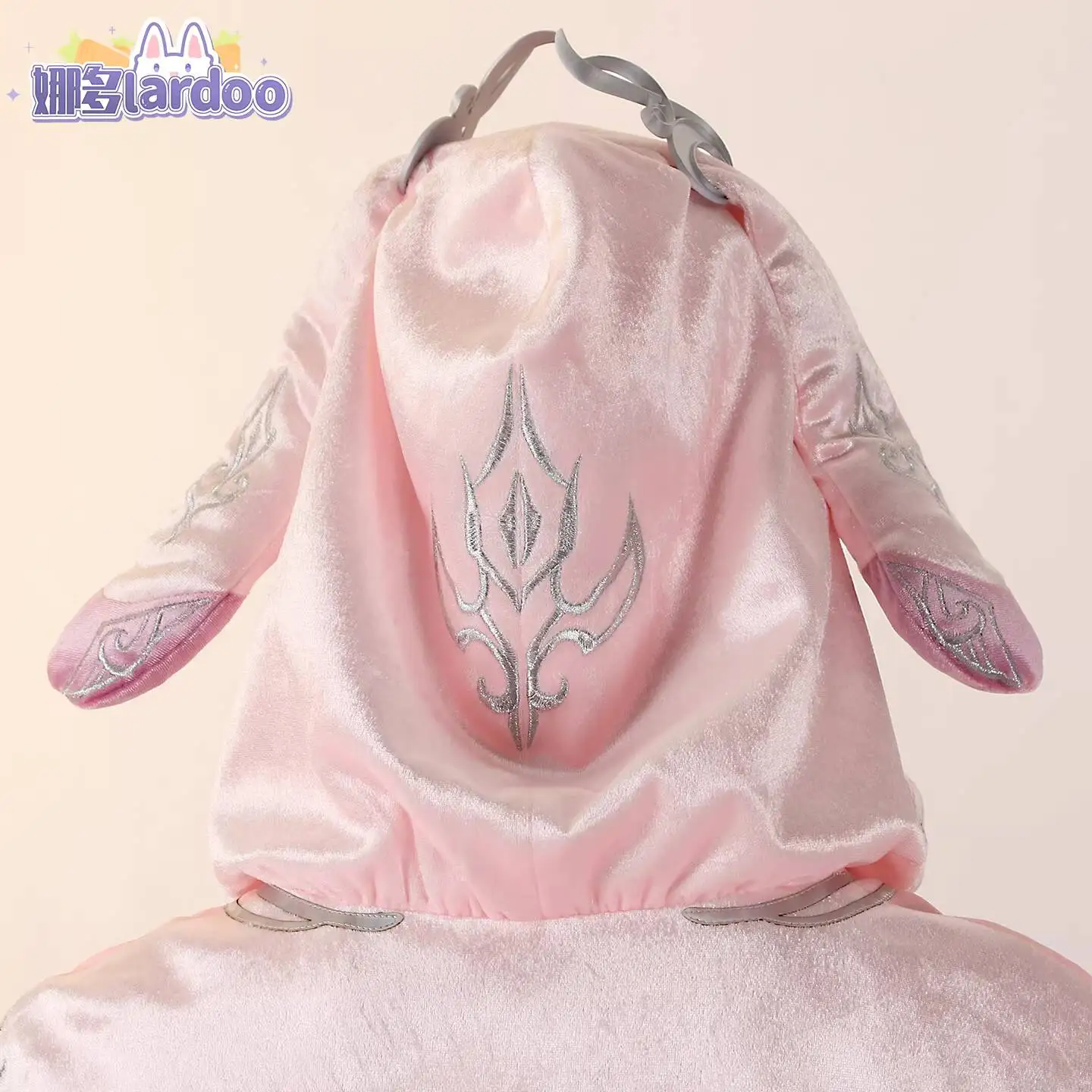 Nado Pink Cosplay Costume Rabbit Ear Cape Five-Year Xiaowu Promise Cosplay Cute Xiaowu Outfit Customized G5603 view 3