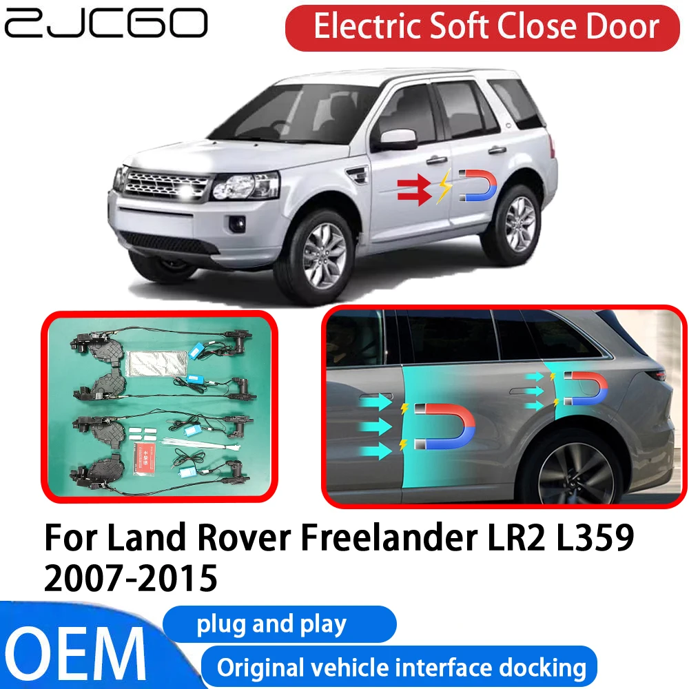 

ZJCGO for Land Rover Freelander LR2 L359 2007-2015 Car Automatic Electric Soft Close Door Closer System OEM Plug and Play