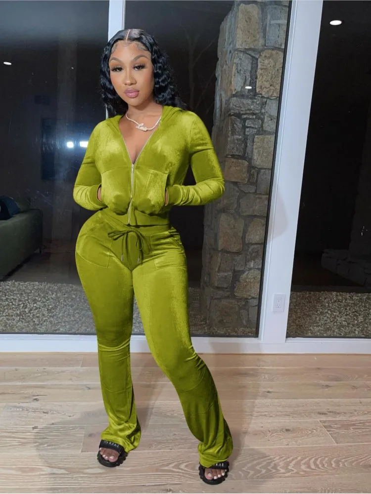 أزياء مثير سليم 2 قطعة مجموعة للنساء عارضة الصلبة مقنعين البريدي القمم عالية الخصر السراويل مجموعات وتتسابق سيدة الرياضة الملابس النسائية