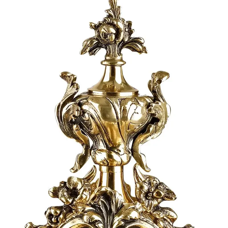 Classical luxury living room decoration ornament clock holder home creative jewelry
