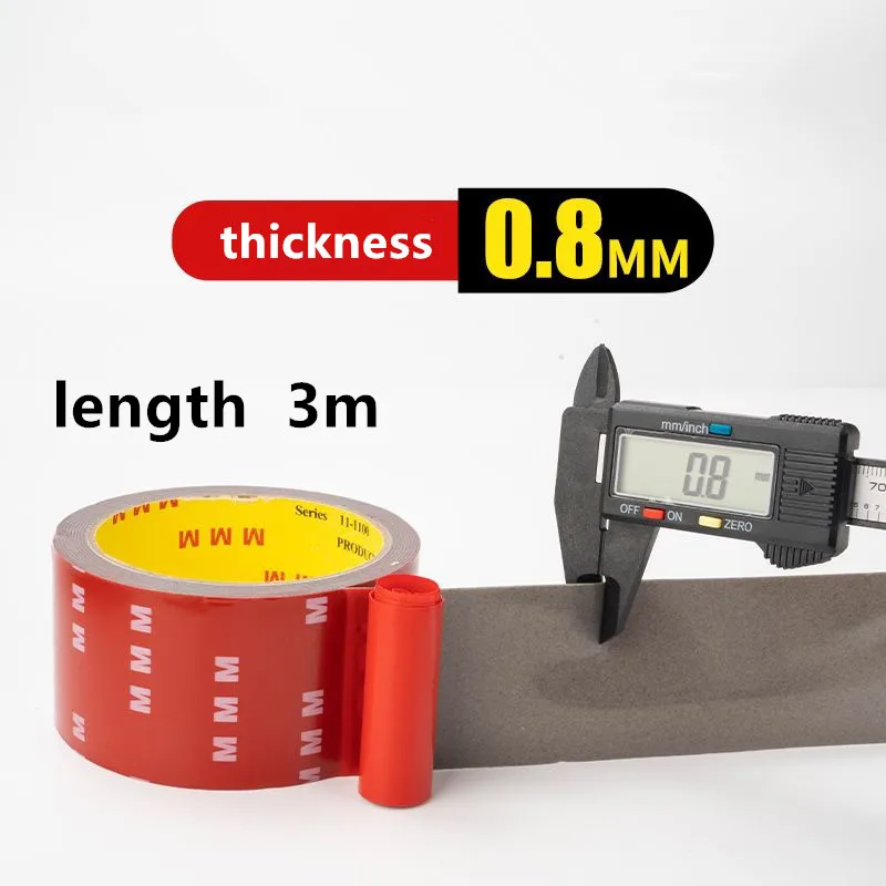 Extra Strong Double Sided Adhesive Tape 300CM High Viscosity Car Special No Residue Mounting Fixing Sticky Tape