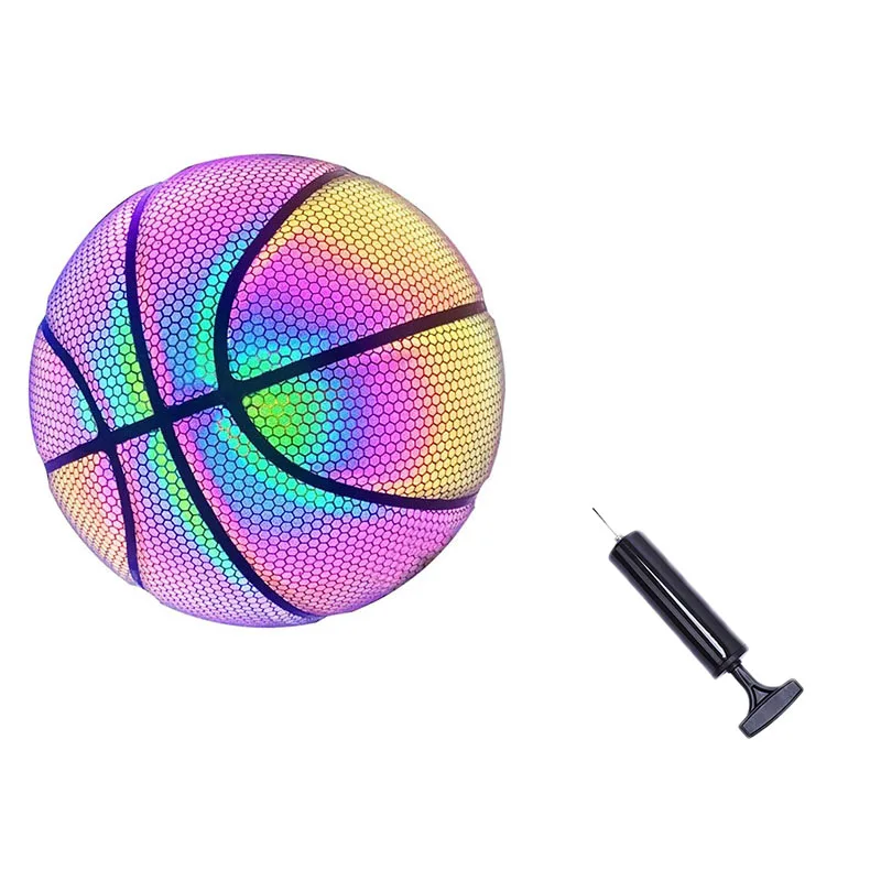 Shoous Basketball Match Training, PU non ald, absorbant l'humidité, matériau en cuir souple, résistant à l'usure, avec bol d'air, n ° 7, 1 pièce