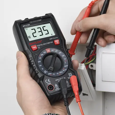 HT113A HT113B HT113C HT113 핸드 헬드 디지털 멀티 미터 True RMS 비접촉 NCV 600V 10A AC DC Ohm 정전용량 Hz 트랜지스터