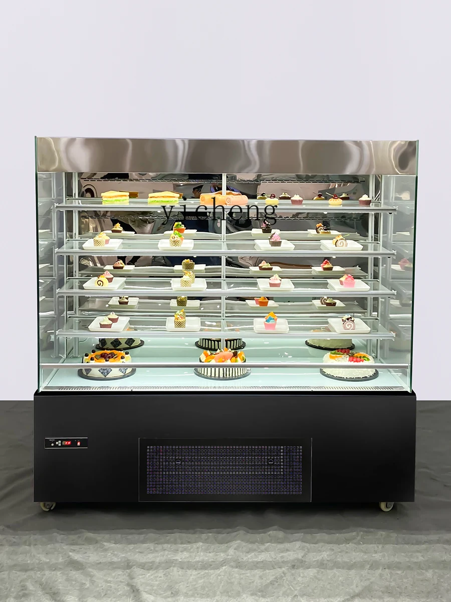 ZC Open Cake Show Case Commercial Vertical Multi-Layer Dessert Fruit Preservation Refrigerated Cabinet