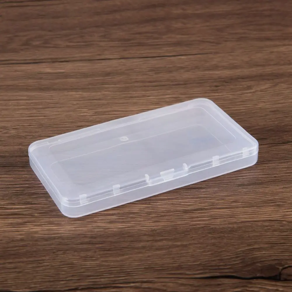Clear Plastic Storage Box Transparent Case For Small Items Electronic Components Hardware Jewelry Beads Craft Workshop Organizer