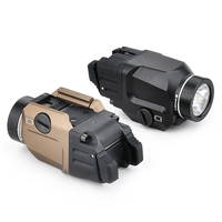 WADSN Tactics Metal TR7 Strong Flashlight LED 800lumens Weapon Strobe Light Flash Hunting for GLOCK 17 19 Fit 20mm Rail X300 SF
