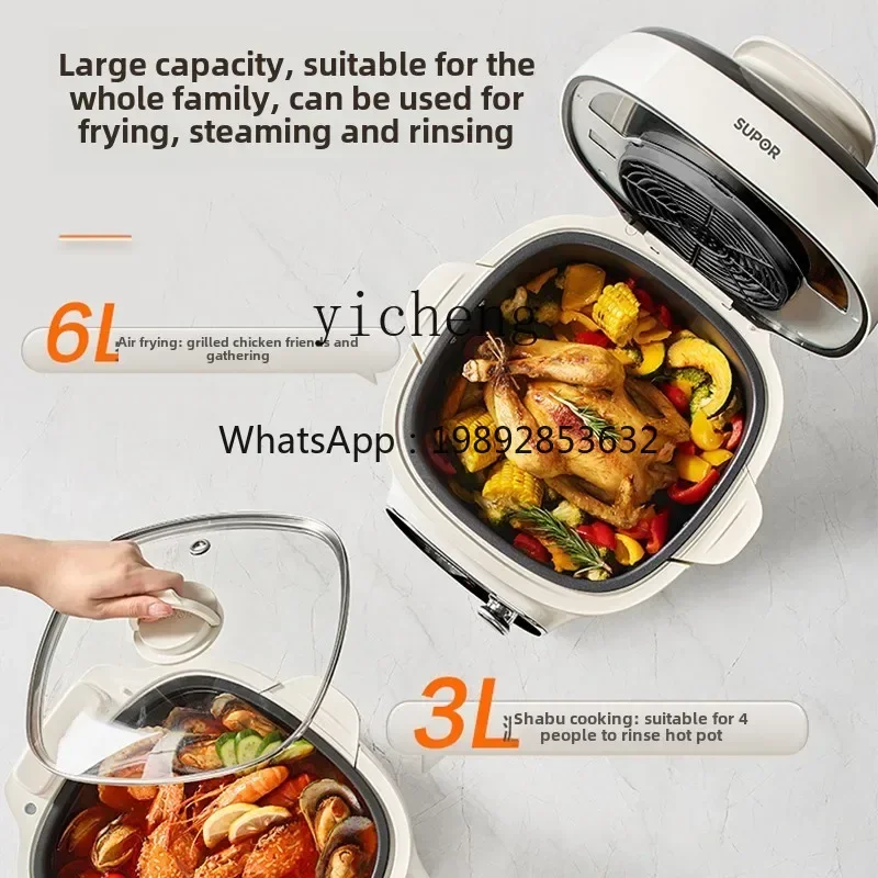 

air fryer household new intelligent visual large-capacity multi-functional integrated electric fryer