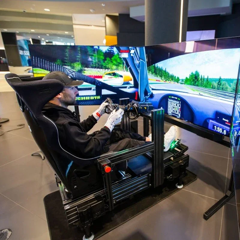 الجملة تجربة سباق كاملة مخصصة قابل للتعديل الألومنيوم سيم سباق محاكي ل F1 ورالي لعبة السباق الافتراضي