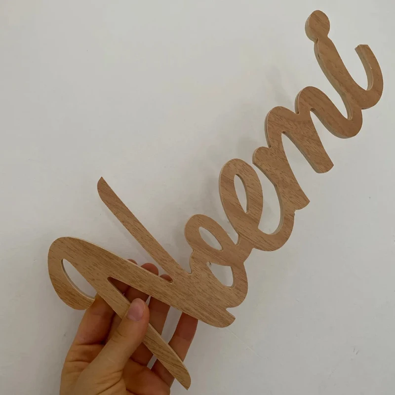 

Custom Name Sign Personalized Wooden Name Sign for Nursery Wall Decor Wood Letters