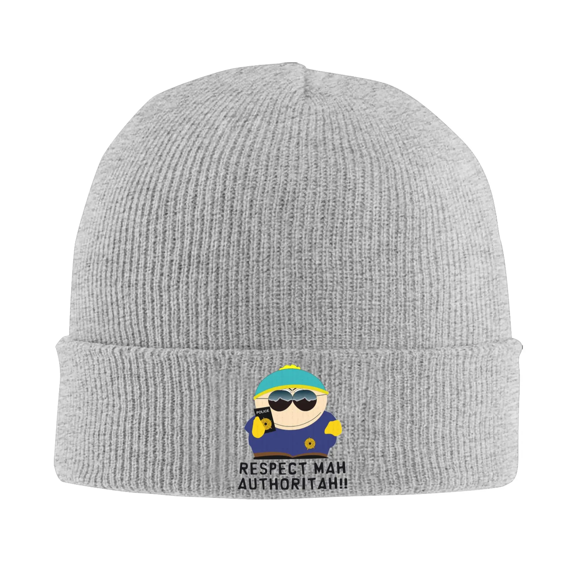 Respect My Authoritah Souths Parks Hat Autumn Winter Skullies Beanies Ski  Caps Unisex Acrylic Skullcap