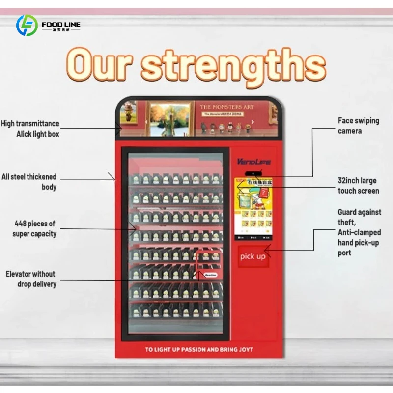 FL Blind Box Vending Machine Anti-Theft Smart Retailer with WiFi Online Control for Retail Outlet