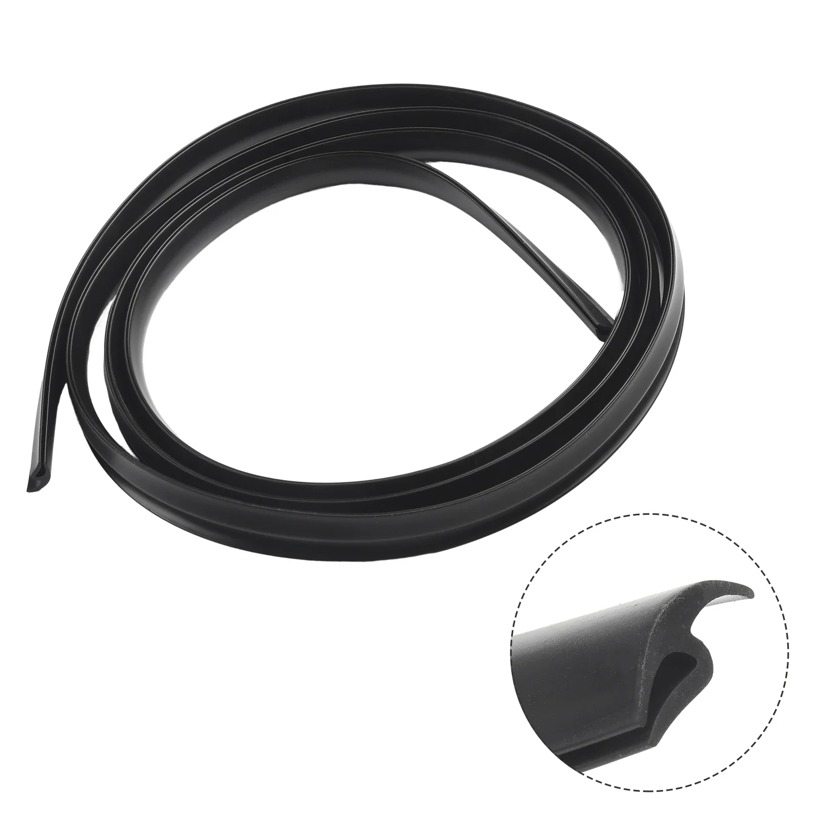 2Meter Rubber Seal Strip Trim For Car Front Windshield Sun-roof Weatherstrip High Quality Automobiles Accessories