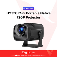 Magcubic HY320 Mini Newly Native 720P Android 11 4K Projector 300ANSI Wifi6 BT5.0 Cinema Outdoor Portable 180° Rotable Projector