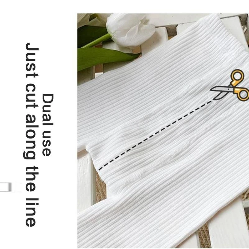 

J15U Kids Cropped Trousers Children Leggings Solid Color Long Stockings for Daily Wear Performances & School Activities