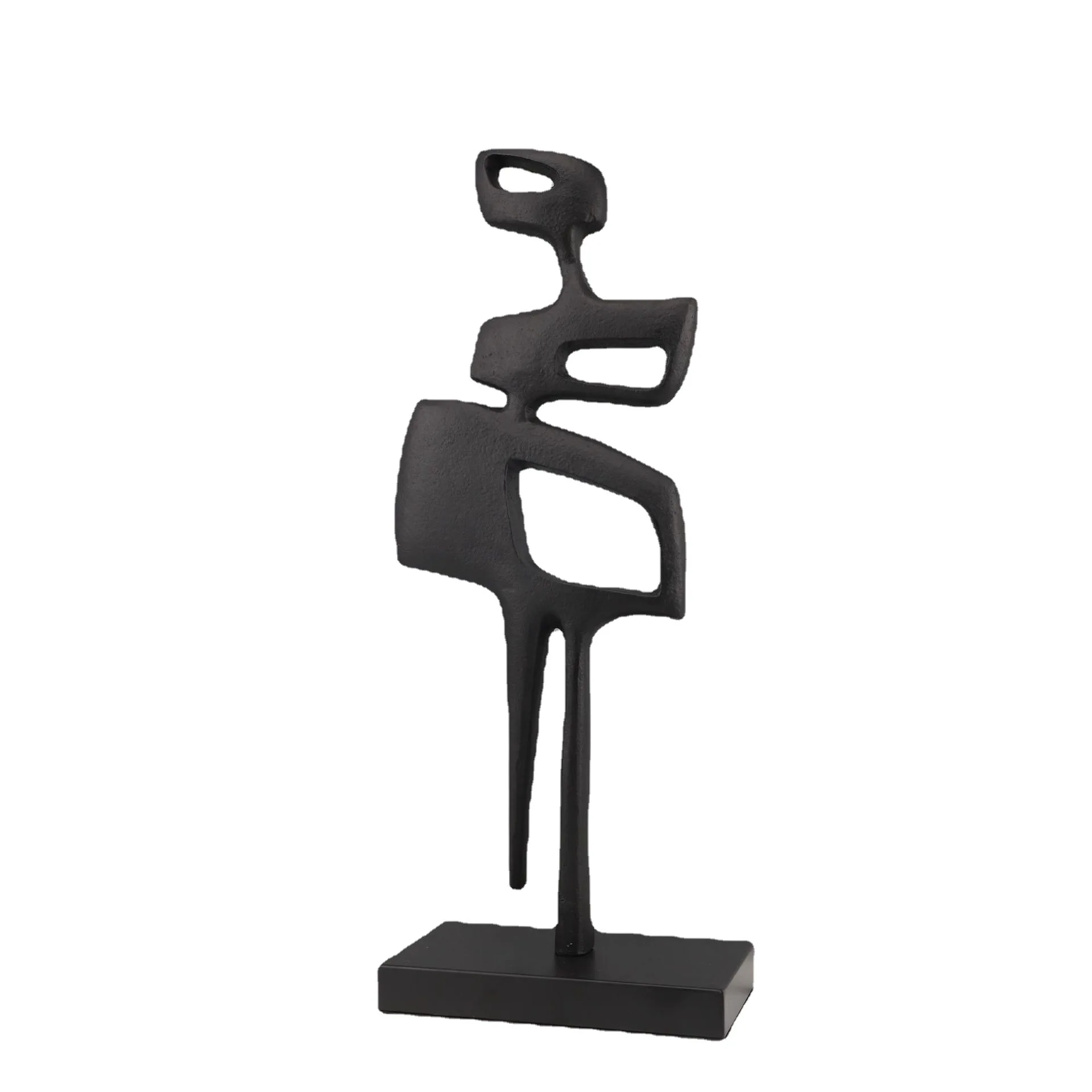 

Simple modern black metal arrow character ornament model room bedroom TV cabinet desktop soft decoration