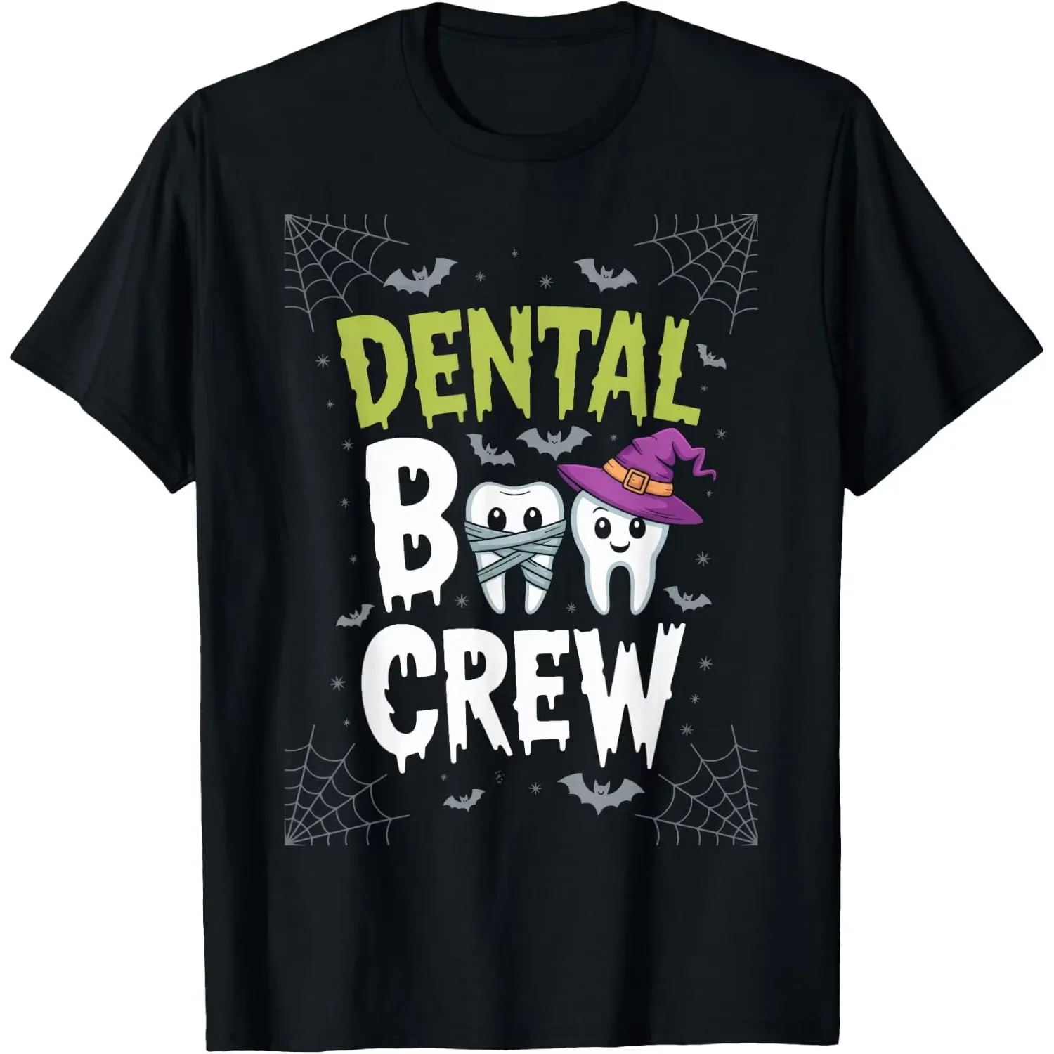 Dental Boo Crew Spooky Tooth Clinic Team T Shirt Size S-5XL