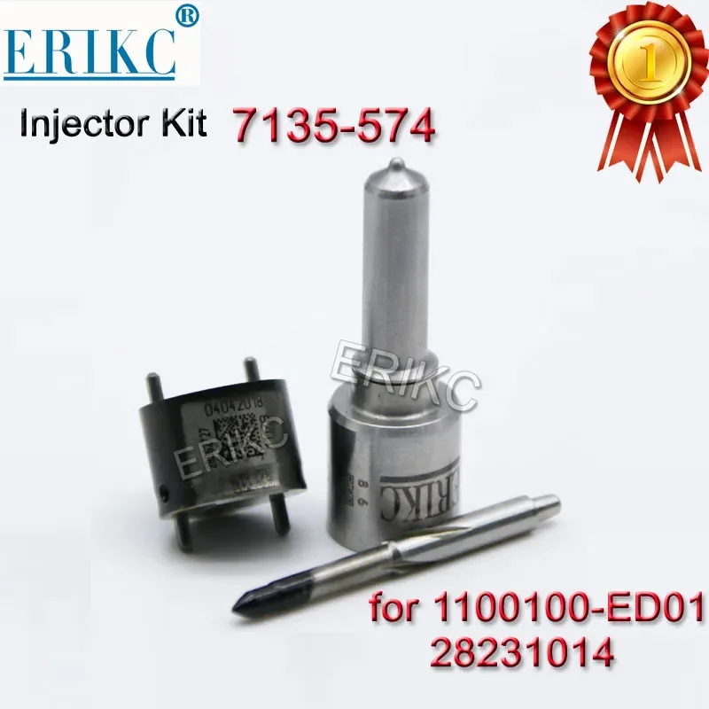 

Free Shipping 7135-574 Diesel Injector Repair Kits Nozzle G341Valve 9308-625C for Great Wall Hover H5 H6 1100100-ED01 28231014