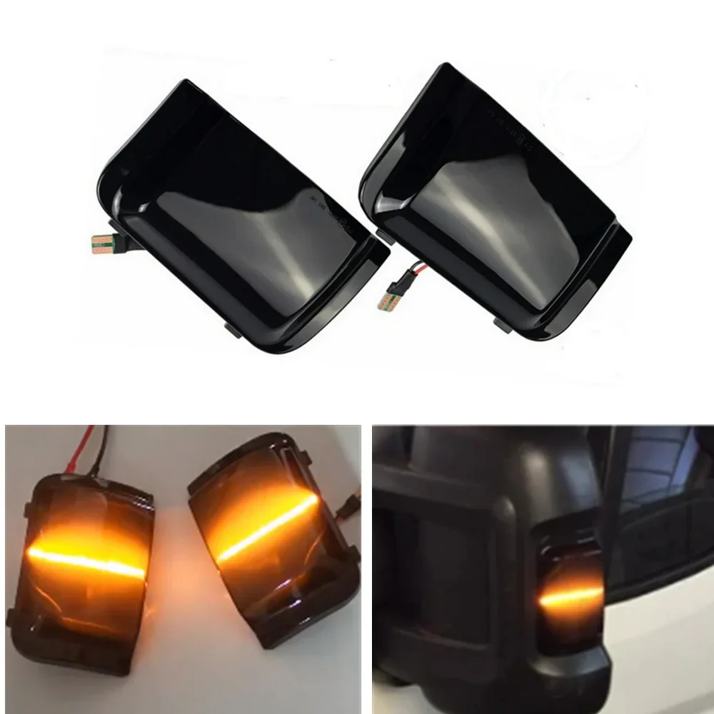 2pcs LED Dynamic Turn Signal Mirror Light  For Peugeot Boxer Fiat Ducato Ram Promaster Citroen Jumper Citroen Relay 2006-2021