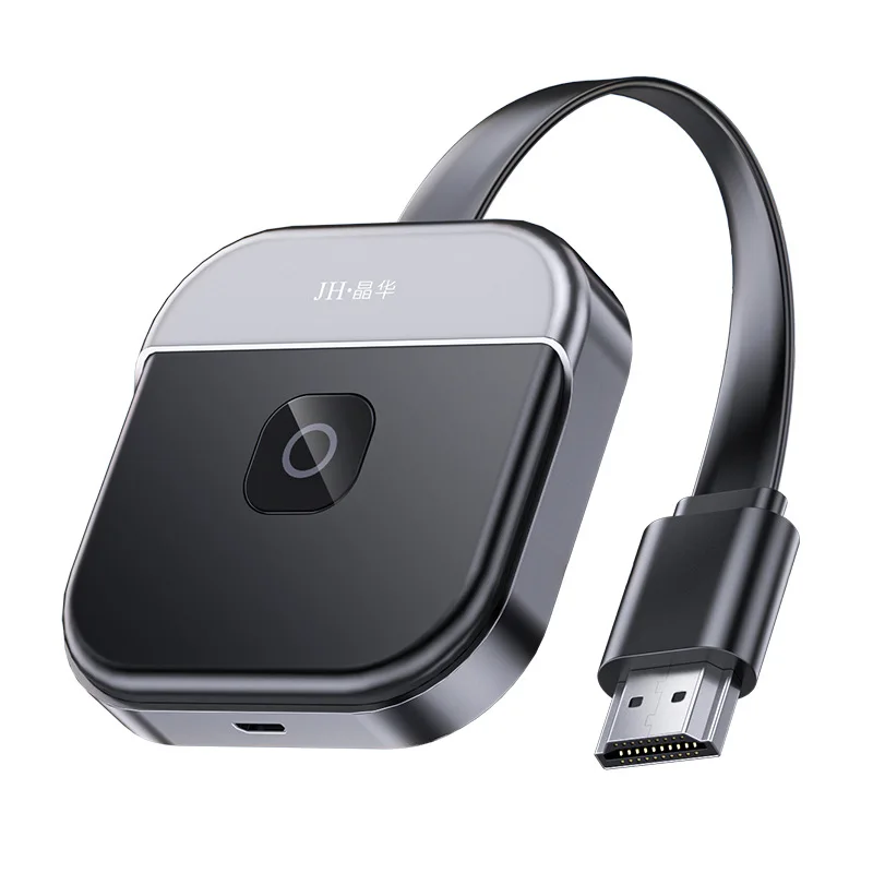 

Jinghua Mobile Phone Wireless Screen Projector Hdmi Audio & Video Same Screen Transmitter 1080 High Definition Dual Band