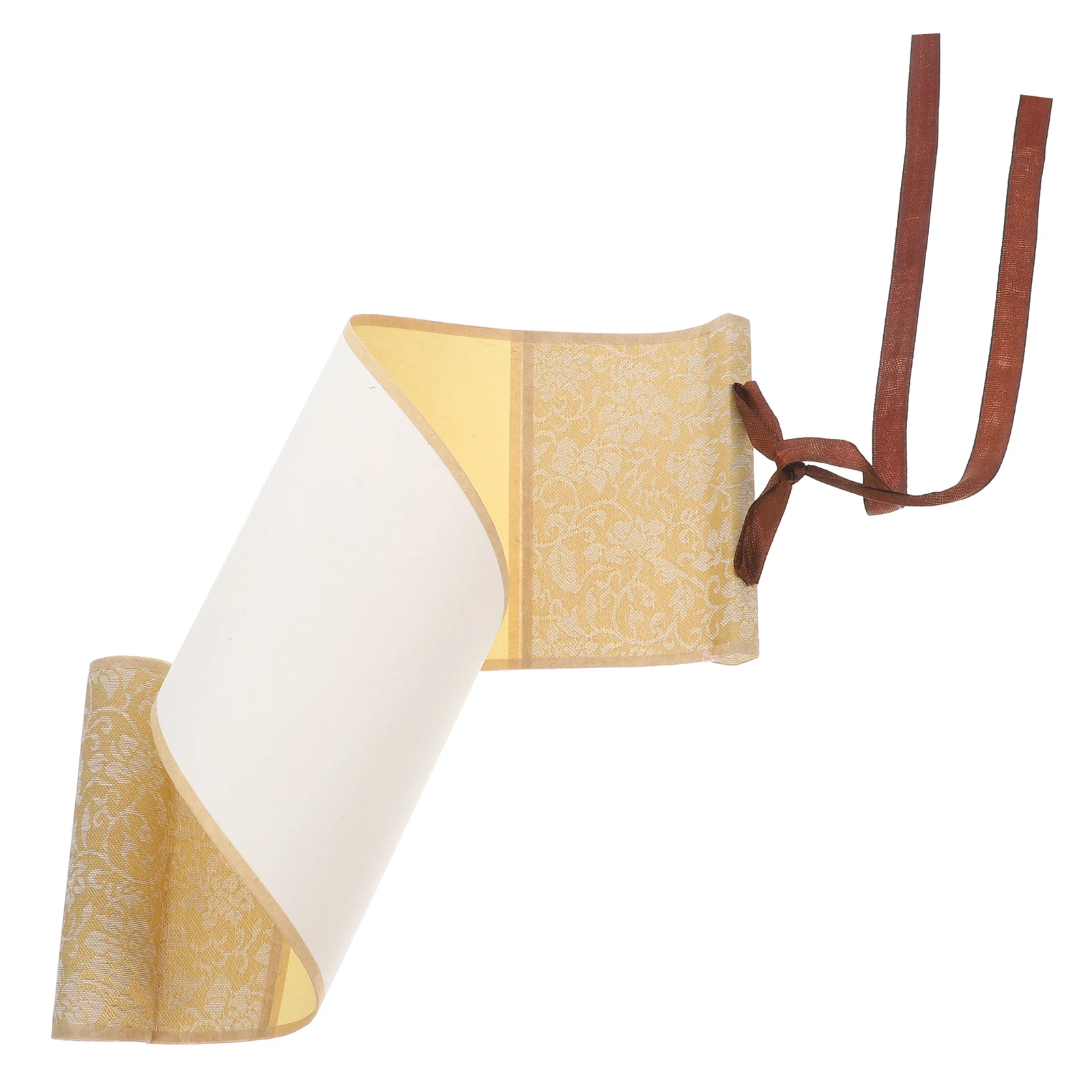 

Small Vintage Cloth Scroll Blank Hanging Panel for Calligraphy Art DIY Painting Retro Wall Decor Chinese Style