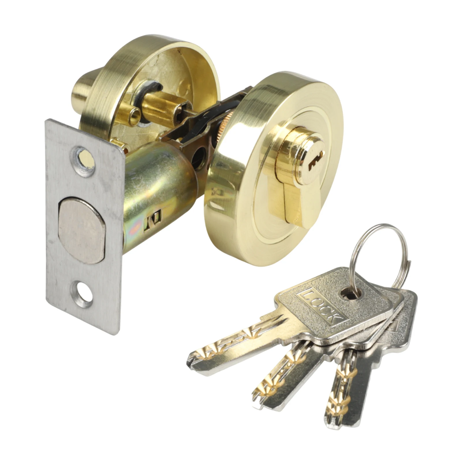 

Copper Door Locking Mechanism Anti-theft Lock Anti-theft Lock 30-50mm Width Bedroom Door Locks Hotel Door Lock Home Security