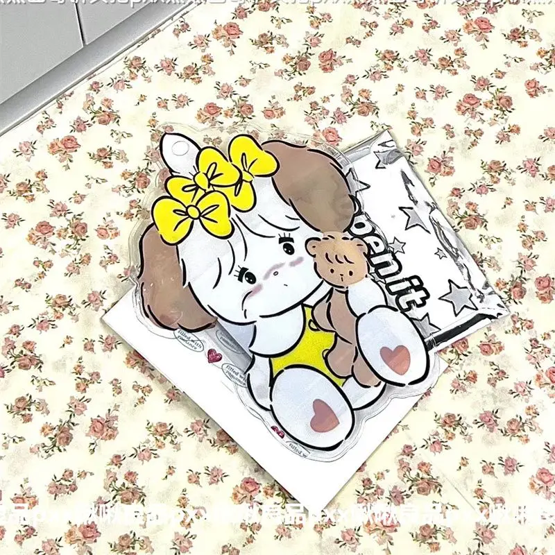 Sanrio Mikko Package Kawaii Cute Anime Student Waterproof Film Covering Bags Sealing Pockets Card Decoration Girl Birthday Gifts