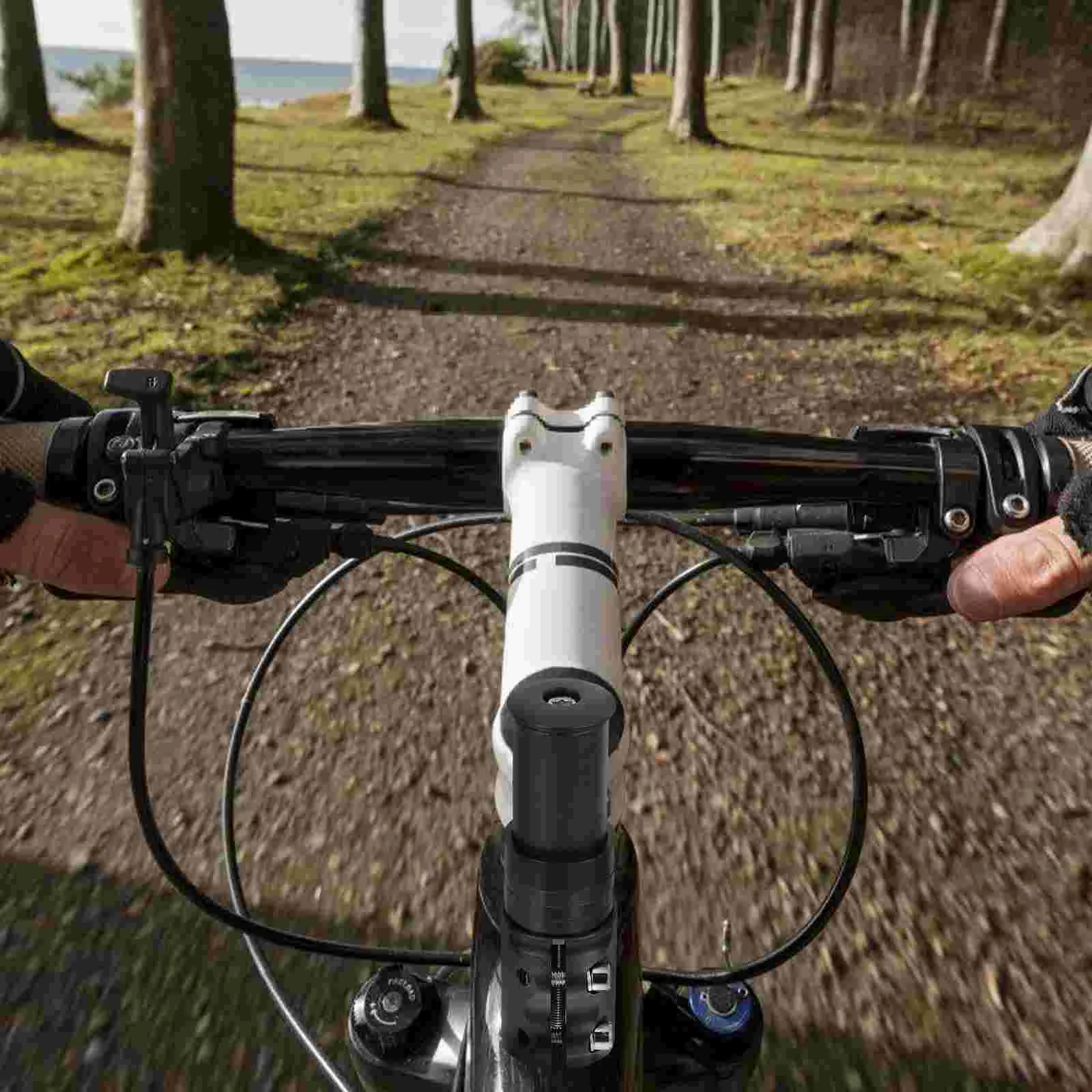 Riser de guidon de vélo, extension de tige de fourche (noir), rallonge de tige de fourche de vélo